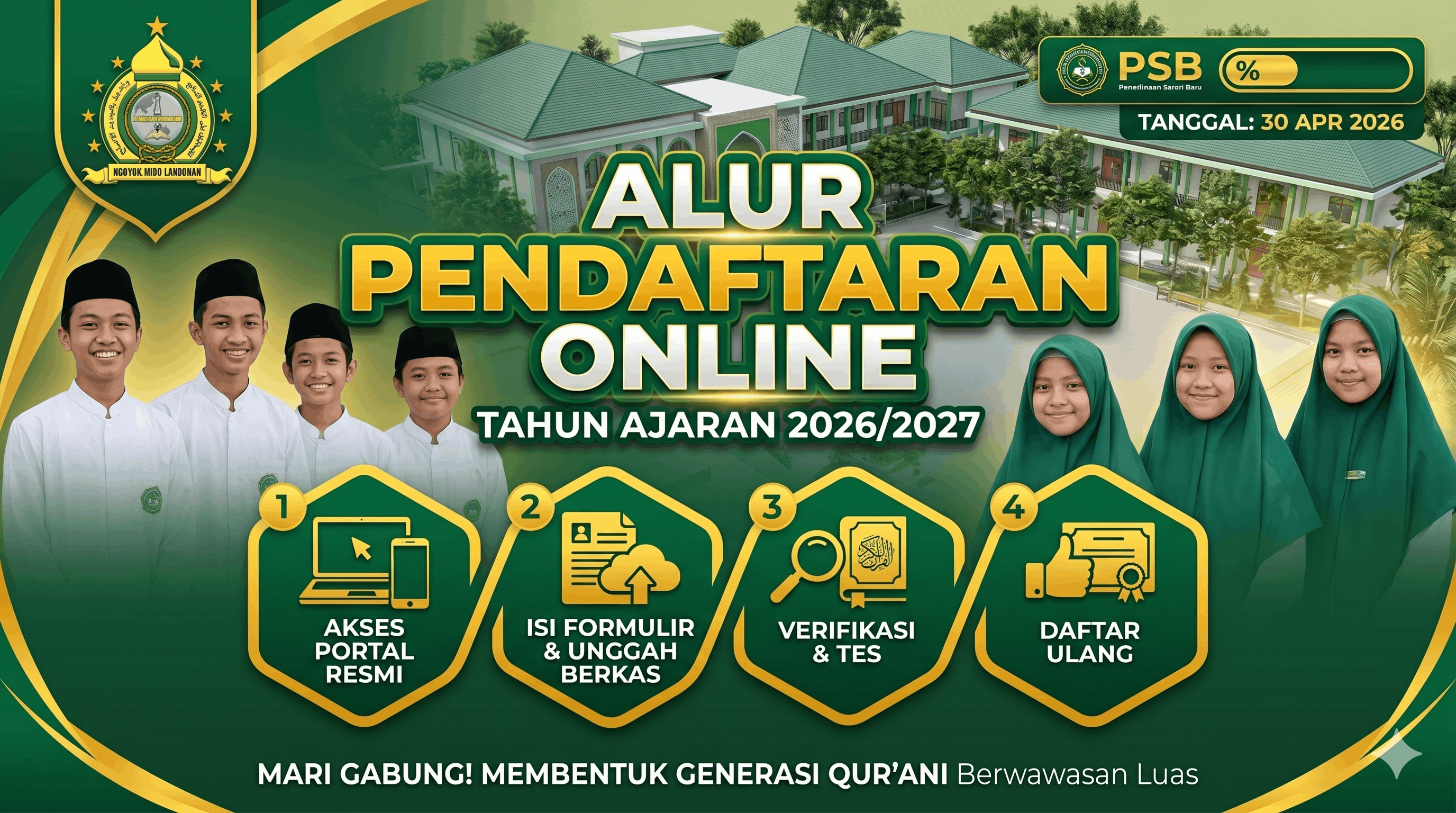 Wujudkan Mimpi Santri, Ponpes Bustanul Muta'allimin Luncurkan Program POKSAI: Beasiswa dan Perlengkapan Sekolah