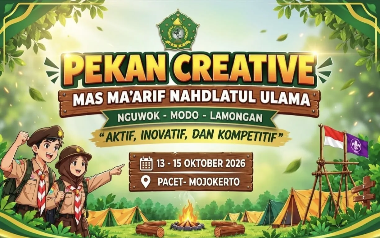 Semarak Pekan Creative MAS Ma’arif NU Nguwok, Bangun Generasi Muda yang Aktif, Inovatif, dan Kompetitif